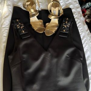 Ted Baker Black Sleeveless Cocktail Dress